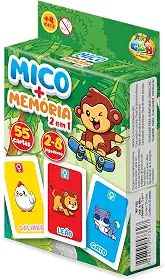 Jogo do Mico + Memória GGB Plast