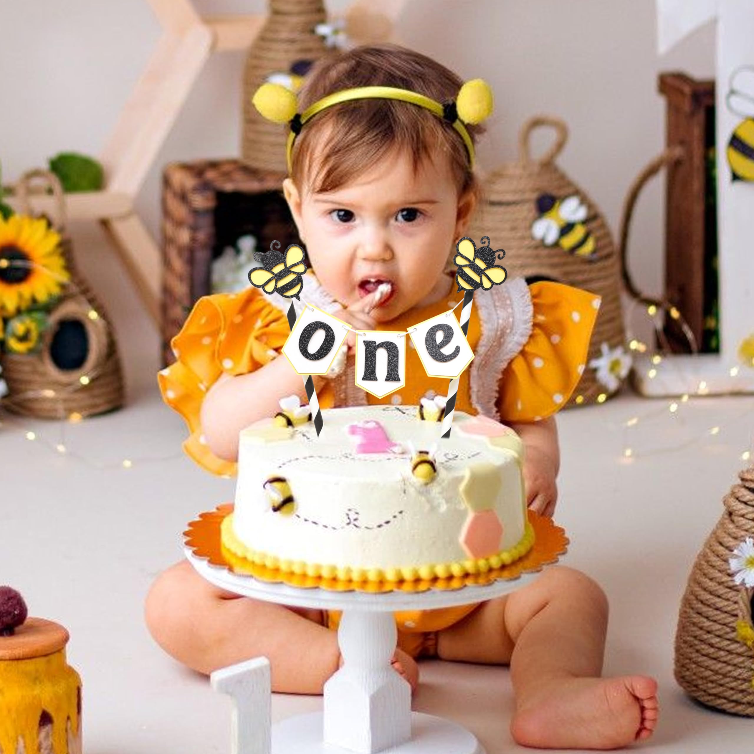 4th Of July Cake Topper Independence Day First Birthday Decor