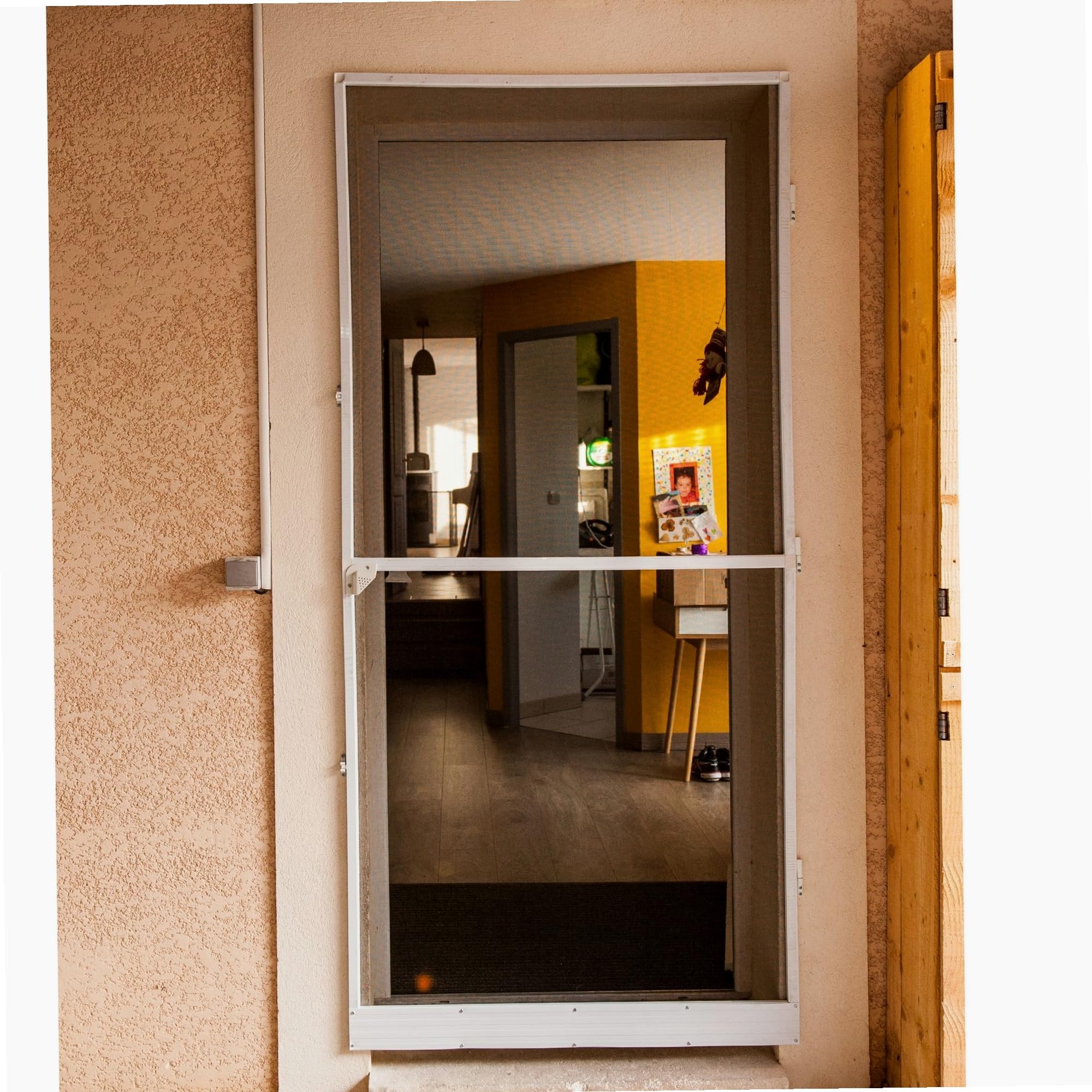 WERKA PRO Zanzariera con Telaio in Alluminio 215x100cm