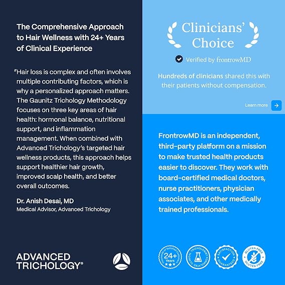 DHT Blocker - Hair Growth Supplement for Genetic Thinning for Men and Women | , Backed by 20 Years of Experience in Hair Loss Treatment Clinics