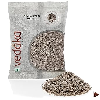 Amazon Brand - Vedaka Whole Jeera (Cumin), 200g - image, photos