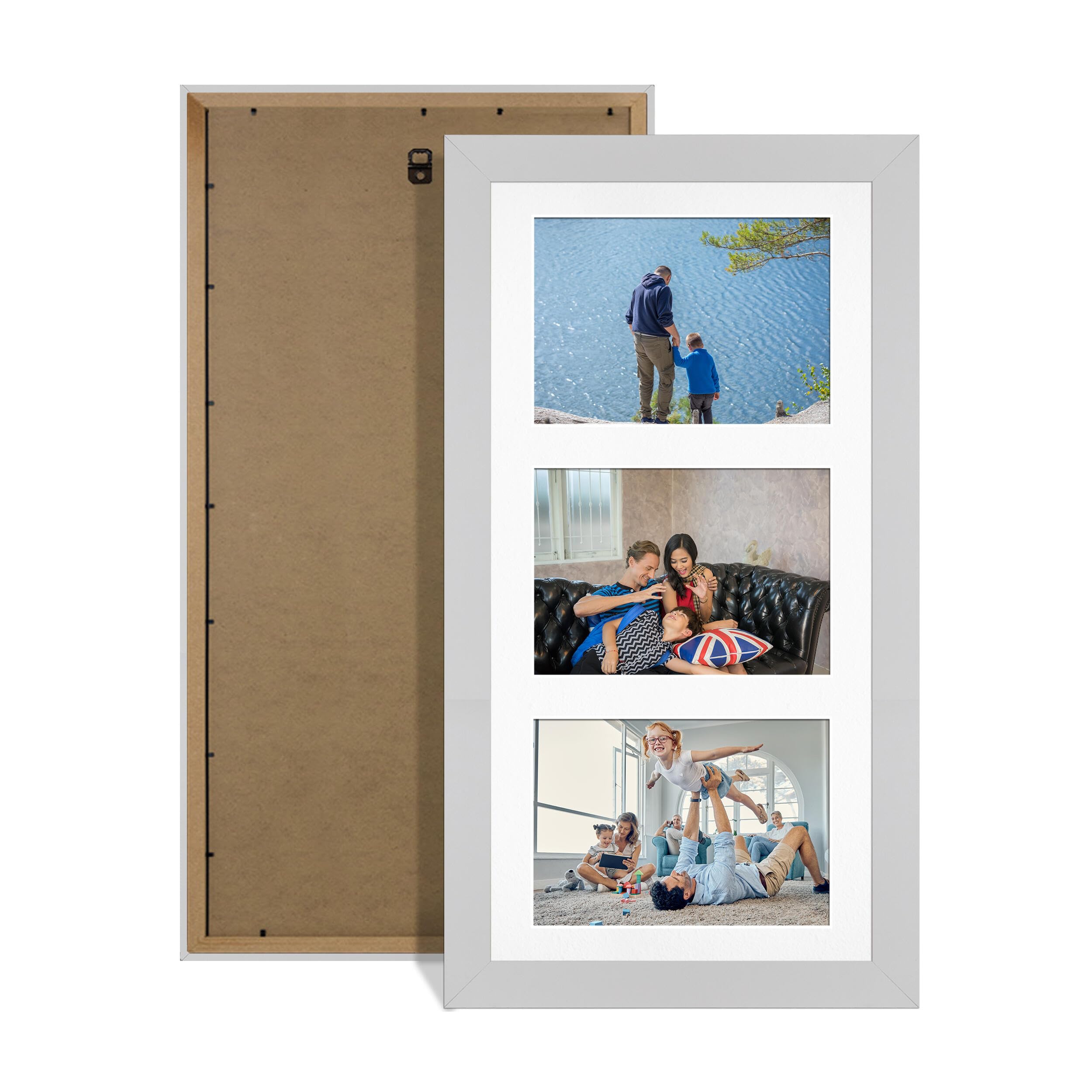 Alison Kingsgate Silver 40x20cm Photo frame for multiple pictures