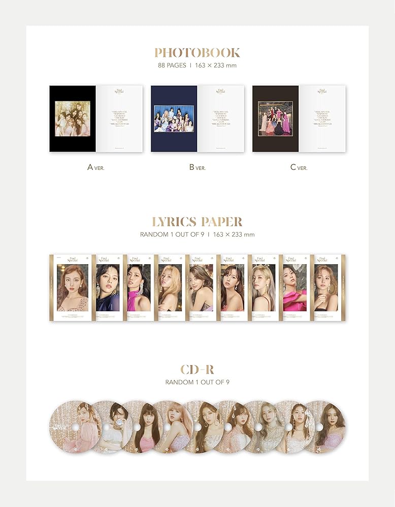 値引き交渉可！TWICE 全員直筆サイン feel special CD 値引き交渉可！TWICE 全員直筆サイン feel special CD