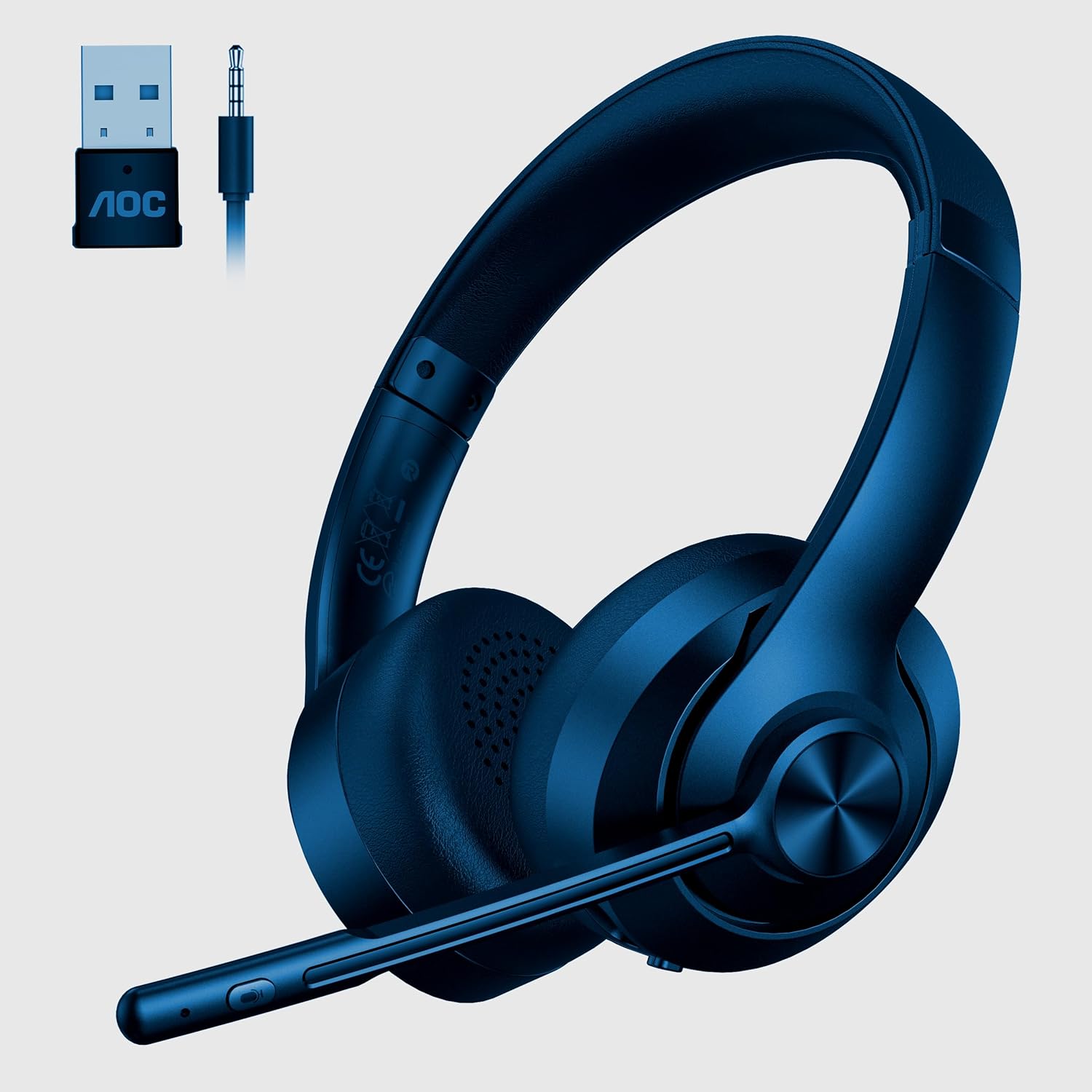 AOC ACW2212 Headset with USB dongle and 3.5mm jack