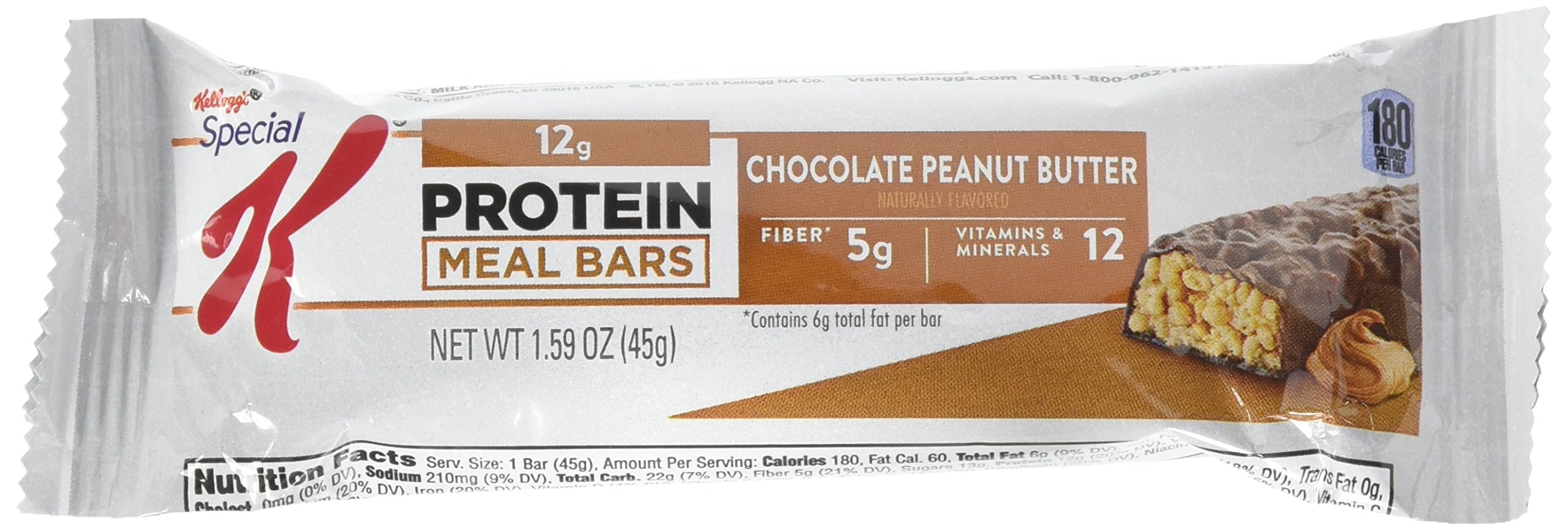Kelloggs Special K Protein Meal Bar ChocPeanutButter 6 bars