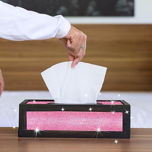 Miniatura 7 de GUGANEL Tiras de cristal de resina con diamantes de imitación AB color rosa, autoadhesivas, para manualidades, bodas, fiestas de Navidad de