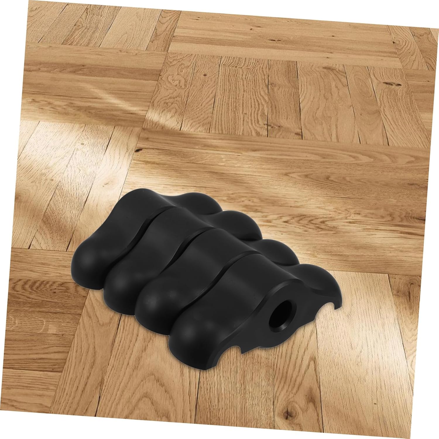 4pcs Indoor Bike Trainer Stand Rocker Feet Adapters for Home Workout Stability Noise Reduction and Floor Protection for Stationary Bicycle Trainers