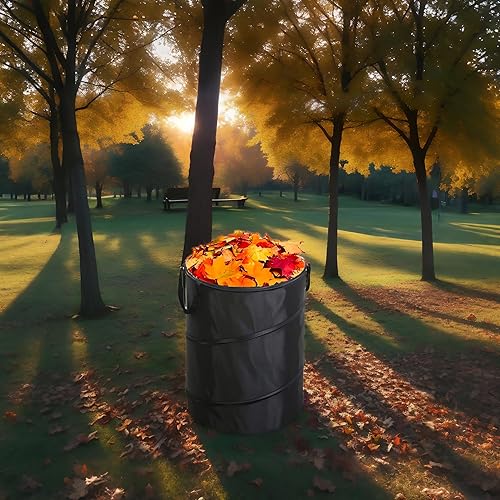 Miniatura 6 de Bote de basura plegable, botes de basura plegables, bote de basura emergente, bote de basura para campistas, para camping, plegable, ropa y