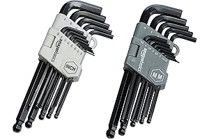 allen & roth lighting Amazon Basics Hex Key Allen Wrench 26 Set with Ball End
