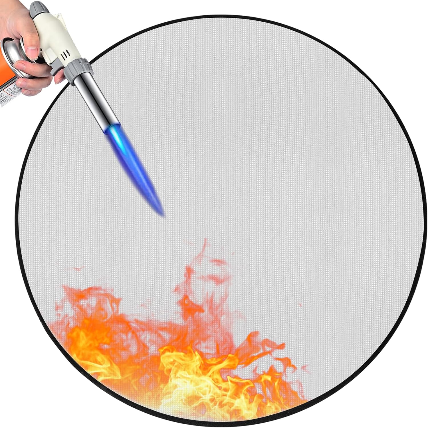 Premier 36" Grill Mat for Outdoor Grill, Fireplace Mat, Fireproof Mat for BBQ Fire Pit (36"-6LAYER)