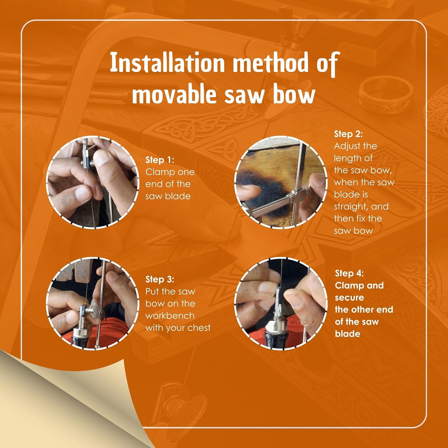 Jeweler’s Saw Blades Set Gross of 144 Pieces for Jewelry Making and Metal Cutting Size (2)