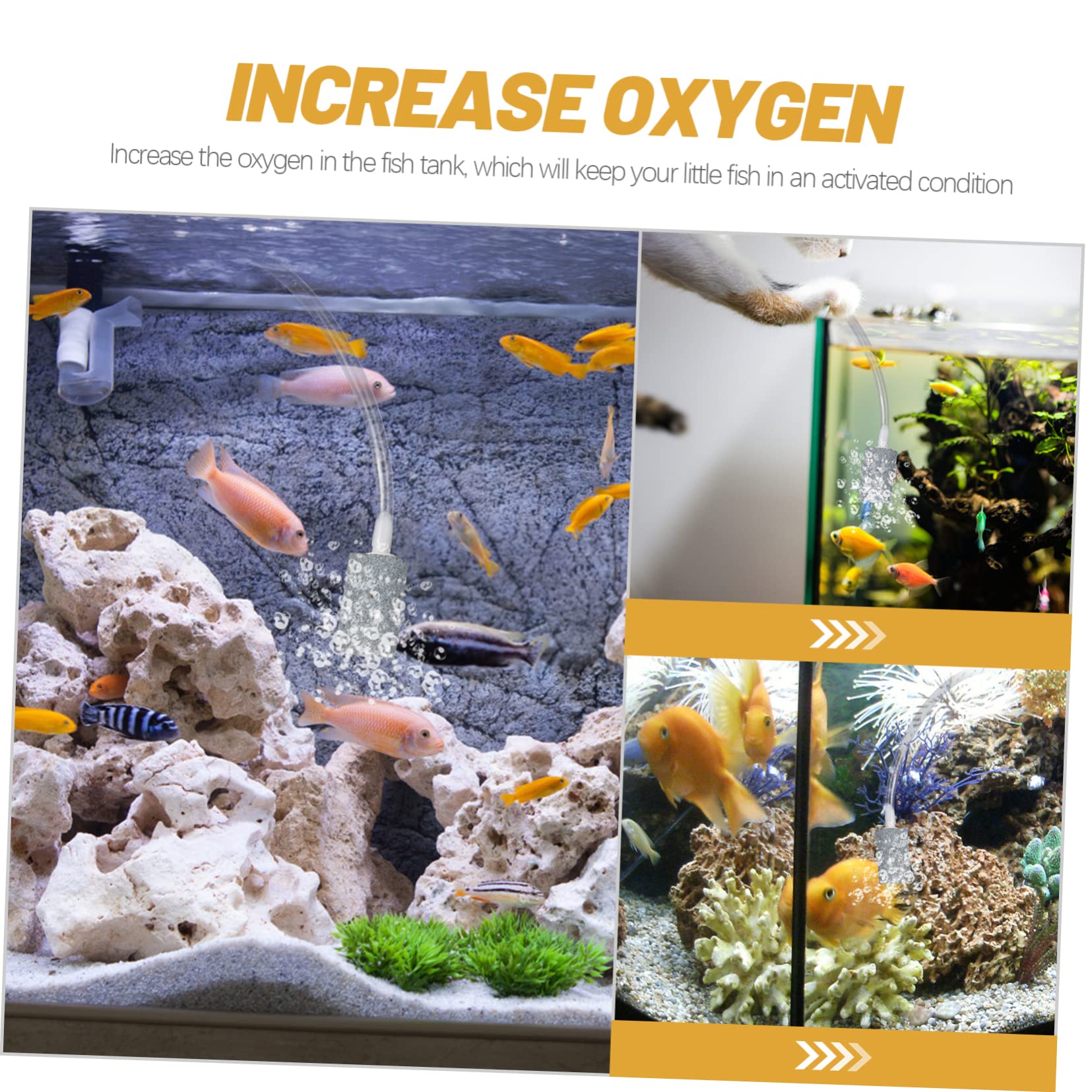 Didiseaon 2piezas De USB Portátil para Acuario Aireador Silencioso Gran Capacidad De Burbujeo para Acuarios Pequeños y Medianos Uso Hogar y Oficina