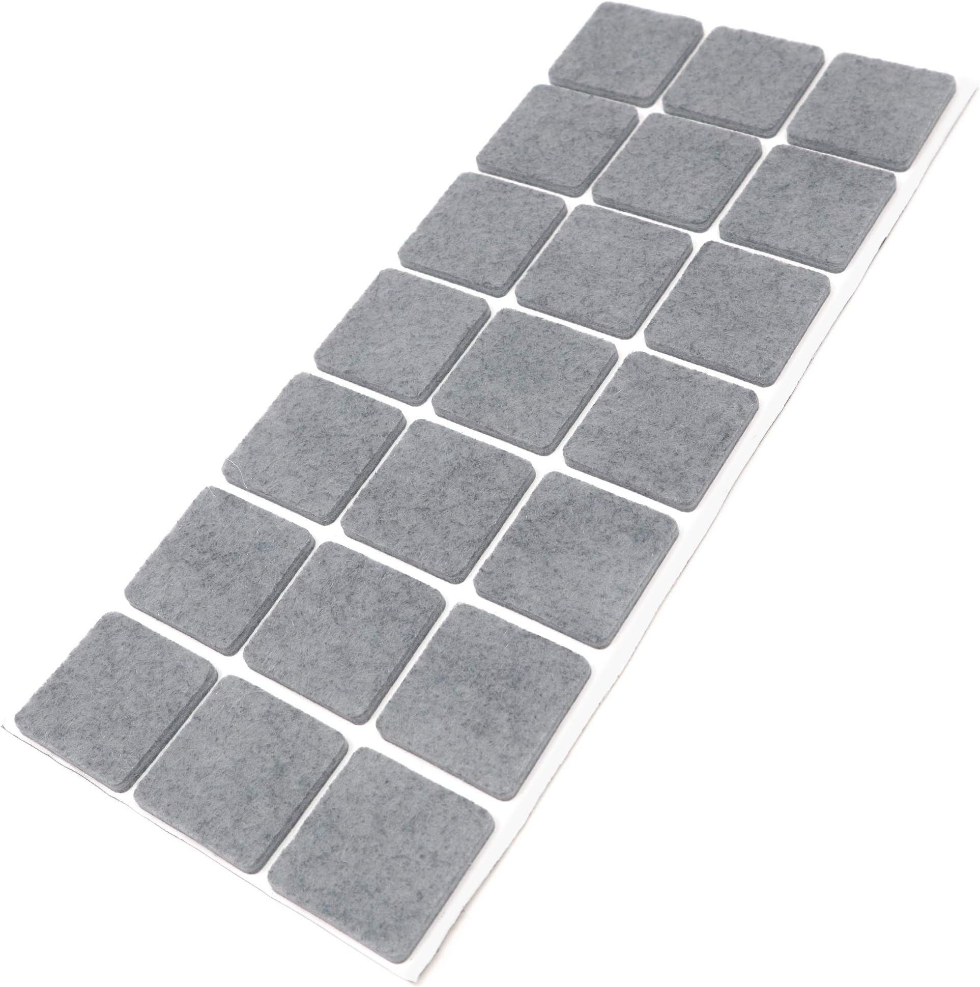 Adsamm Adsamm® Viltglijders, 100 stuks, 80 mm, bruin, rond, 5,5 mm dikke, zelfklevende meubelglijders in premium kwaliteit