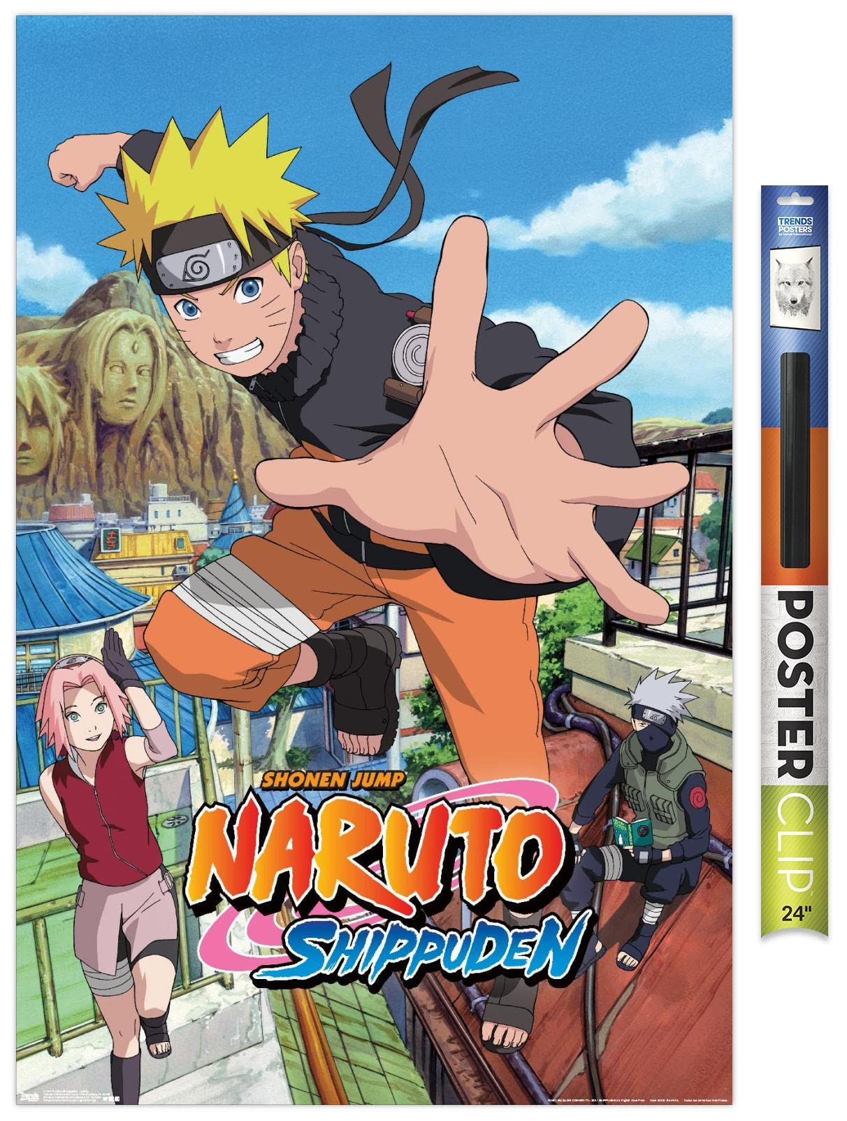NARUTO ナルト ポスター Amazon.co.jp: Trends International NARUTO 疾風伝 ジャンプウォール