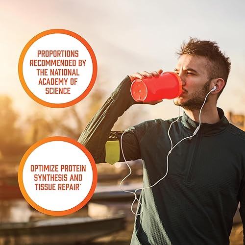 Miniatura 8 de NOW Sports Nutrition, Amino-9 Essentials™ Powder, Enhanced Protein Synthesis, Amino Acids, 330-Grams