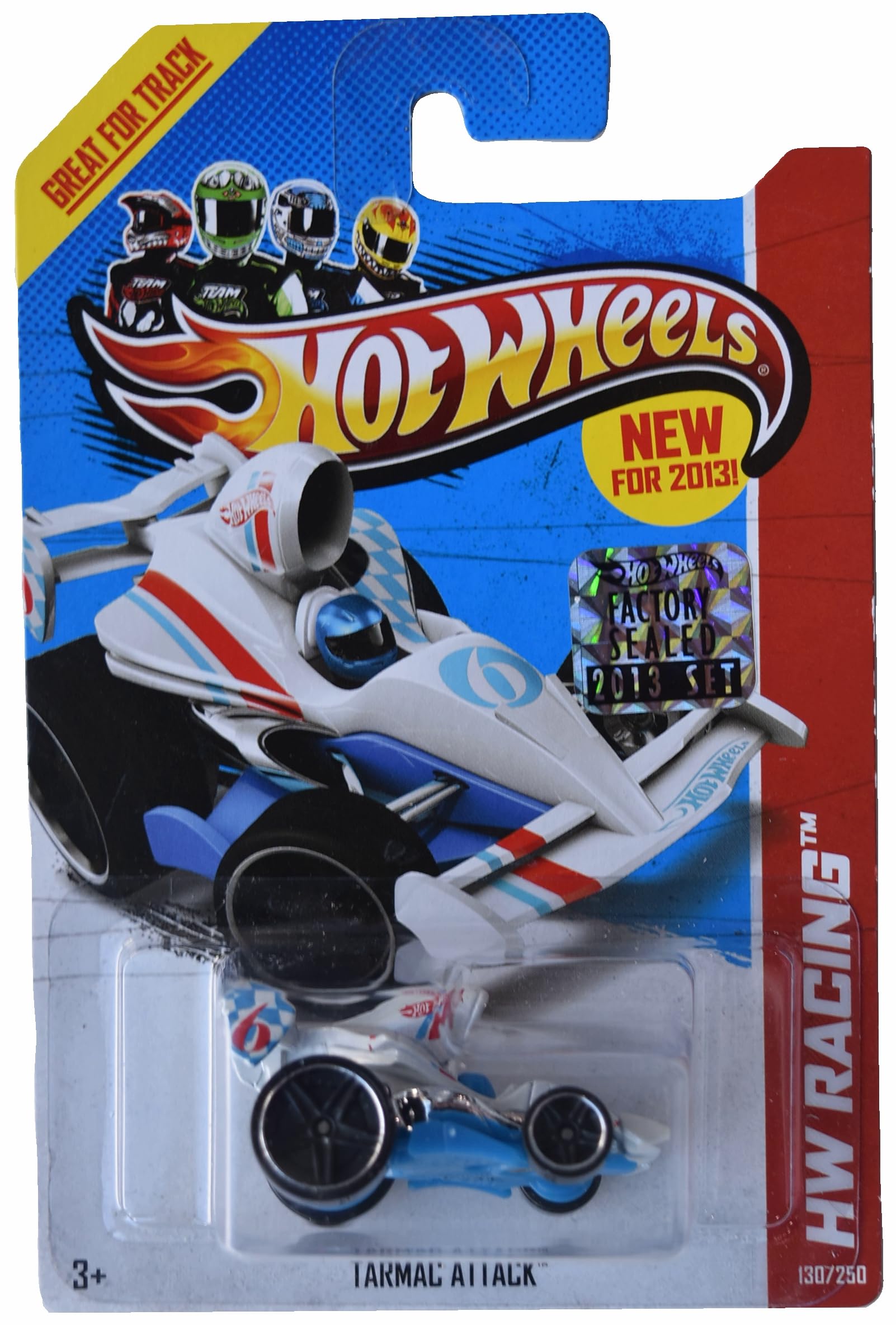 Amazon.com: Hot Wheels Tarmac Attack, HW Racing 130/250 [White