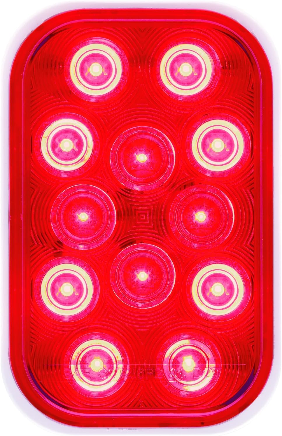 Optronics STL33RBP Red Lens Sealed Rectangular LED Stop/Turn/Tail Light