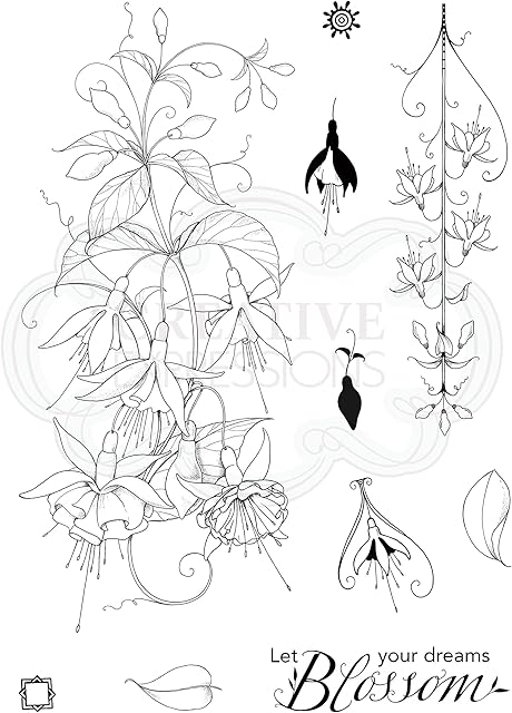 Pink Ink Designs Flamboyant Fuchsia-Clear Stamp Set, A5