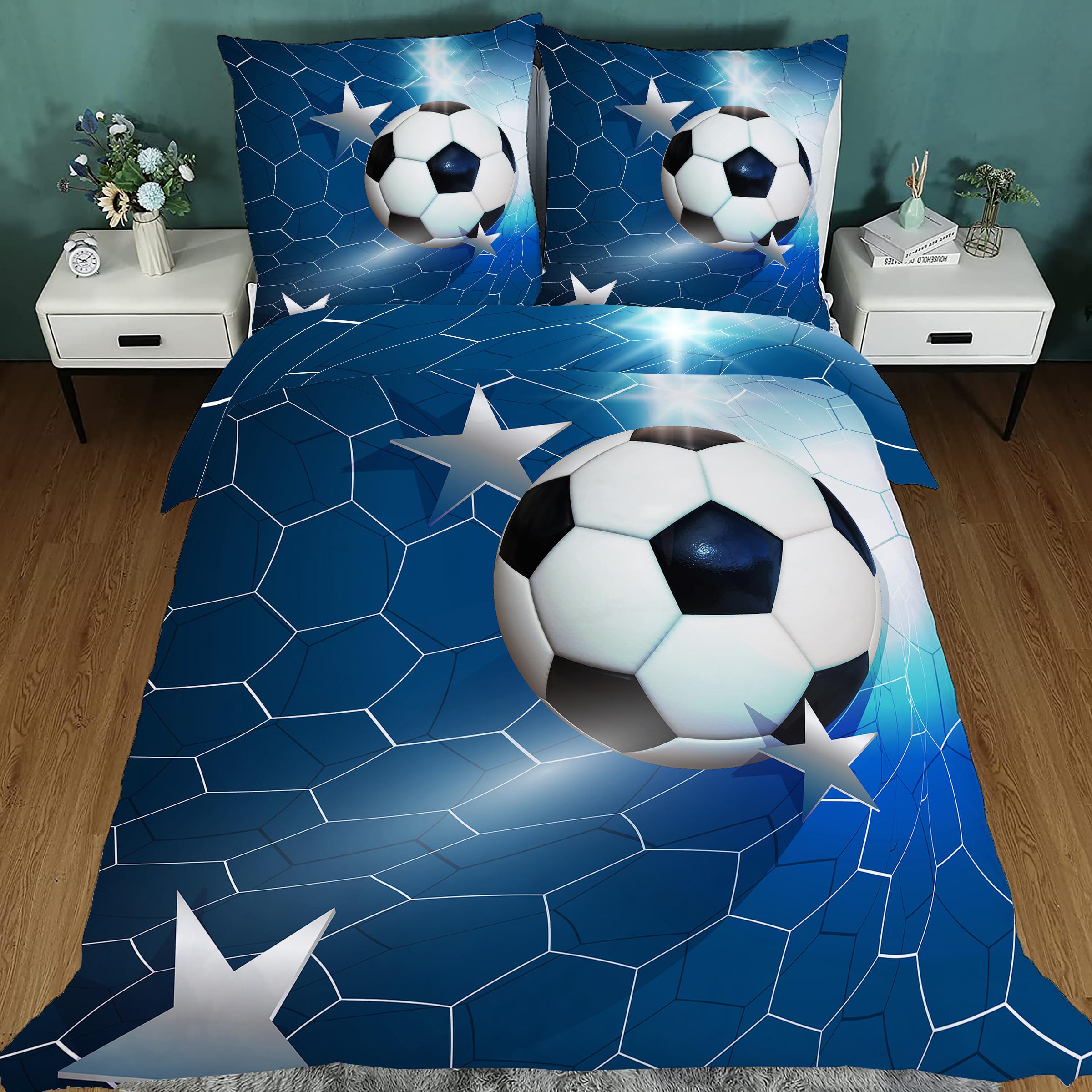 Carreaux Buffalo Housse De Couette 90x190 Enfant, Motif