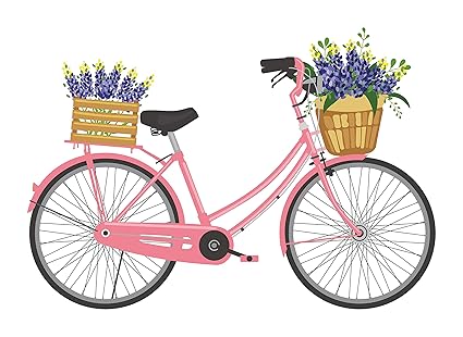 Sticker Hub Beautiful Decorative Bicycle Wall Sticker 42cm X 60cm AS246