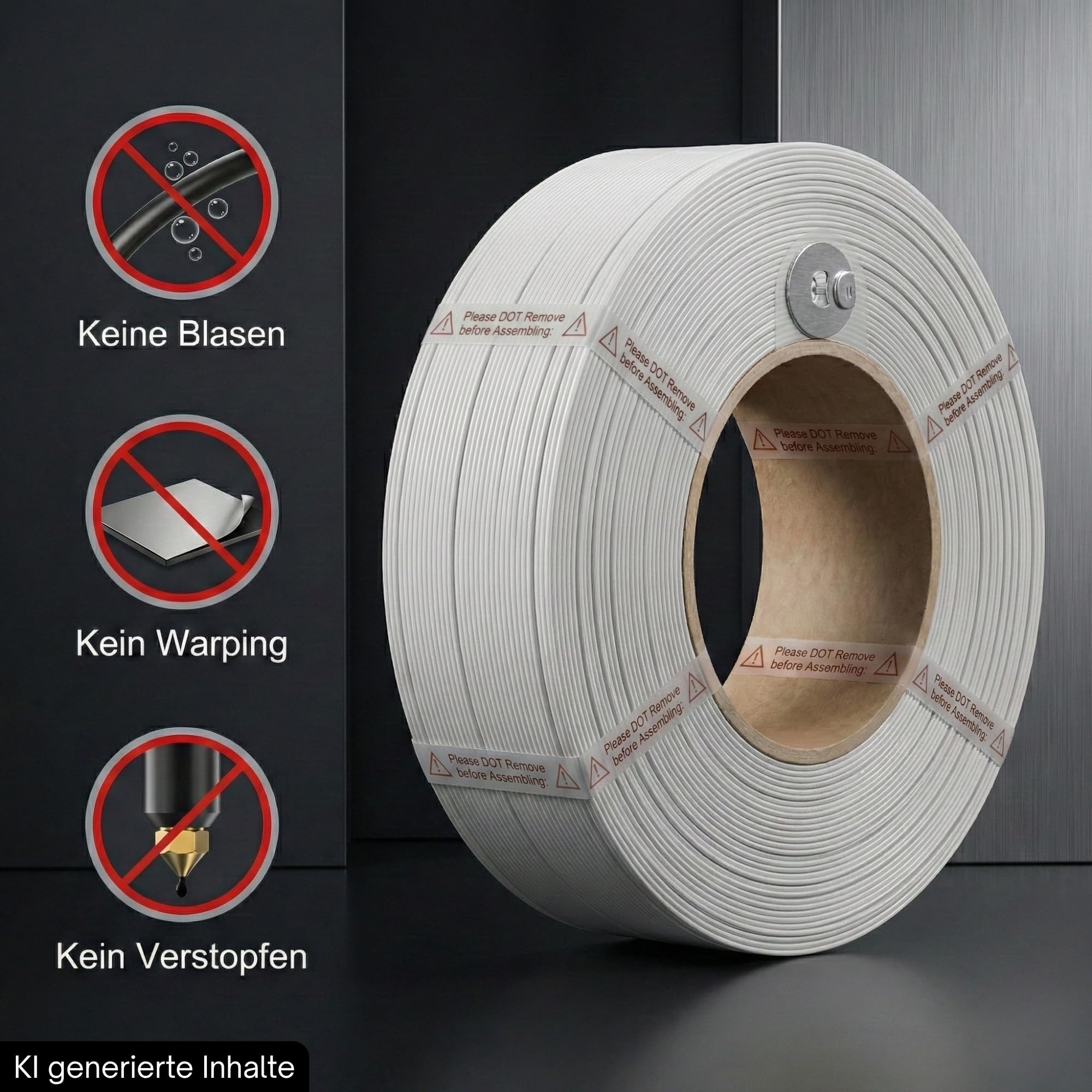 PET-G BASIC FILAMENT 1,75 mm wkład do Bambu Lab PETG z chipem RFID do drukarek 3D AMS Bambulab akcesoria biały 30106