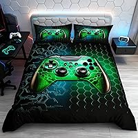 Vista 17 de Funda de edredón Happy Camping, juego de ropa de cama con temática de cámper para niños, funda de edredón de estilo rústico para decoración