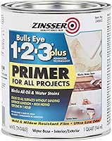 Vista 1 de Zinsser Rust-OLEUM 249933 1-2-3 Plus, 1 cuarto de galón (paquete de 1), blanco, 11 onzas líquidas
