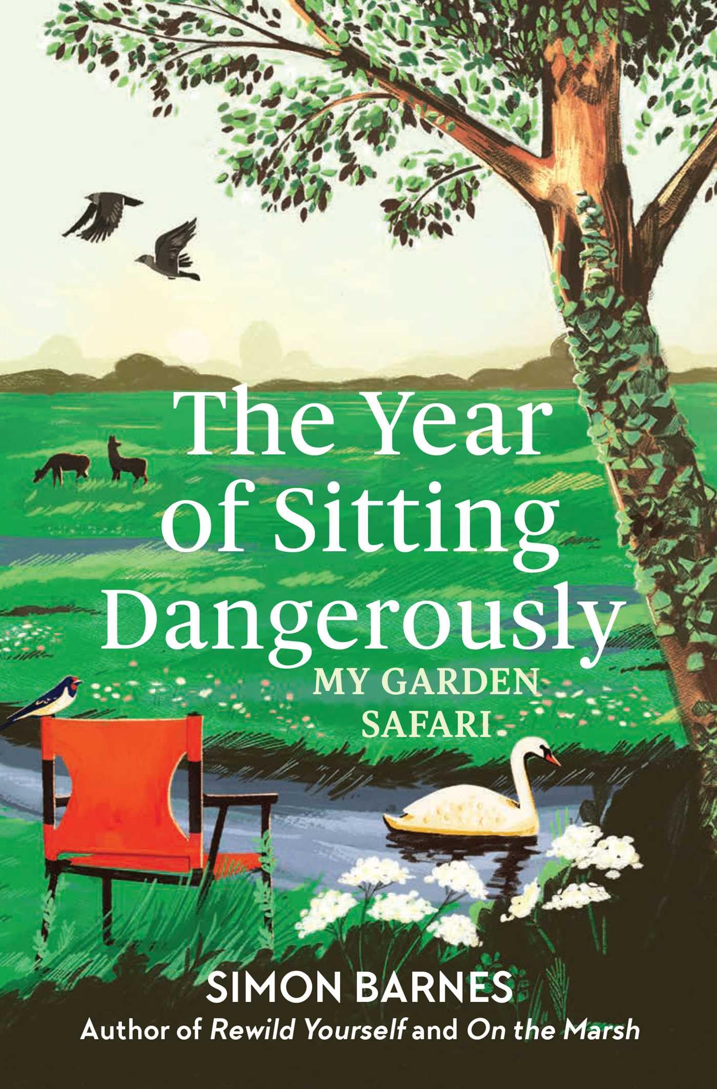 The Year of Sitting Dangerously by Simon Barnes (Paperback Book)