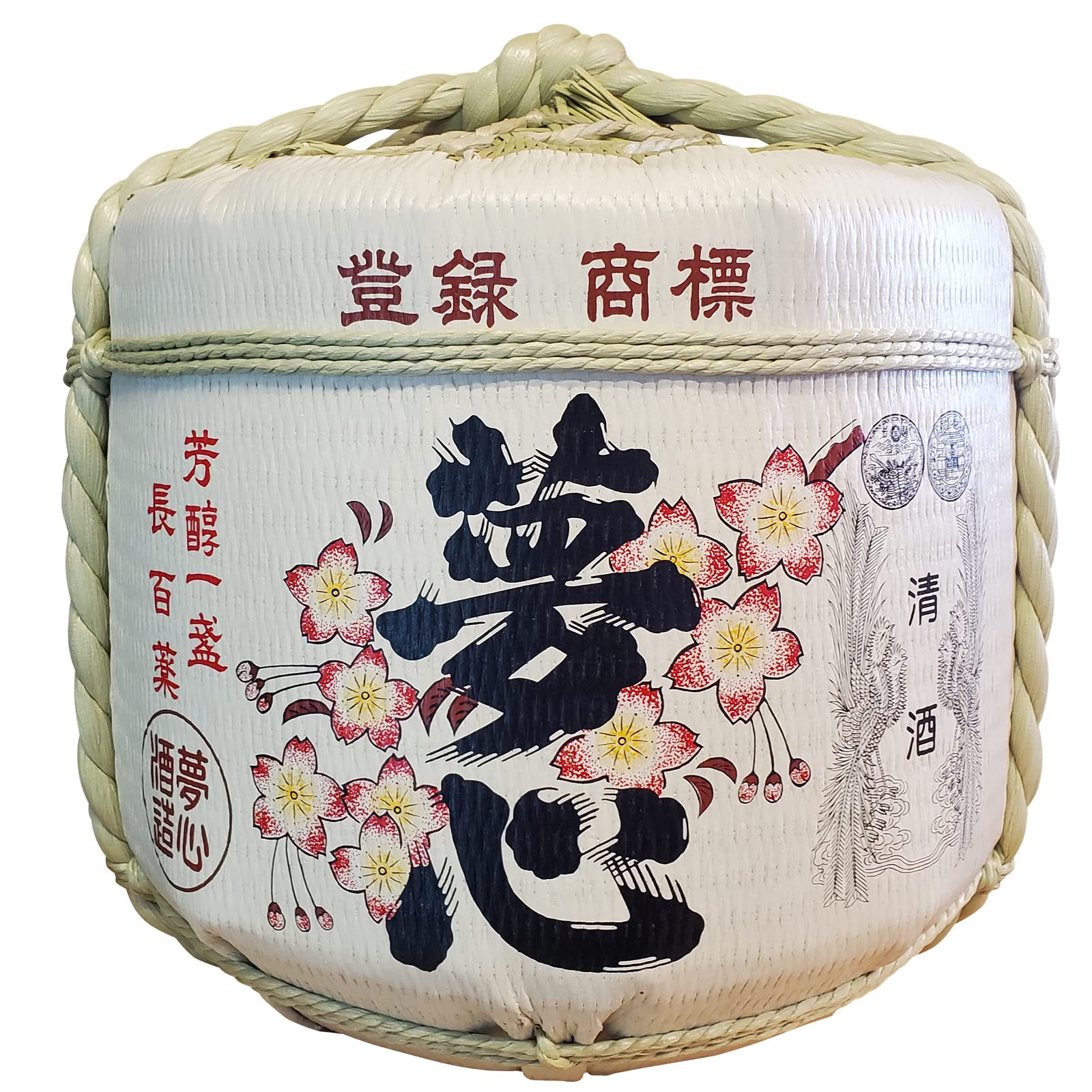 Amazon.co.jp: 樽酒屋 飾り樽 ディスプレイ樽 夢心 1斗樽（18L