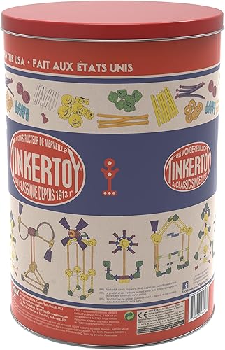 Miniatura 4 de – Estaño de construcción retro – 100 piezas – Coleccionable, juguete de construcción nostálgico, ideal para niños, niños, niñas, a partir de 3 años