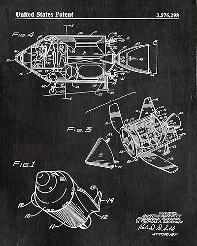 Miniatura 8 de Regalos de decoración espacial  Decoración temática del espacio exterior  6 impresiones artísticas de pared sin marco (8 x 10 pulgadas)  Astronauta