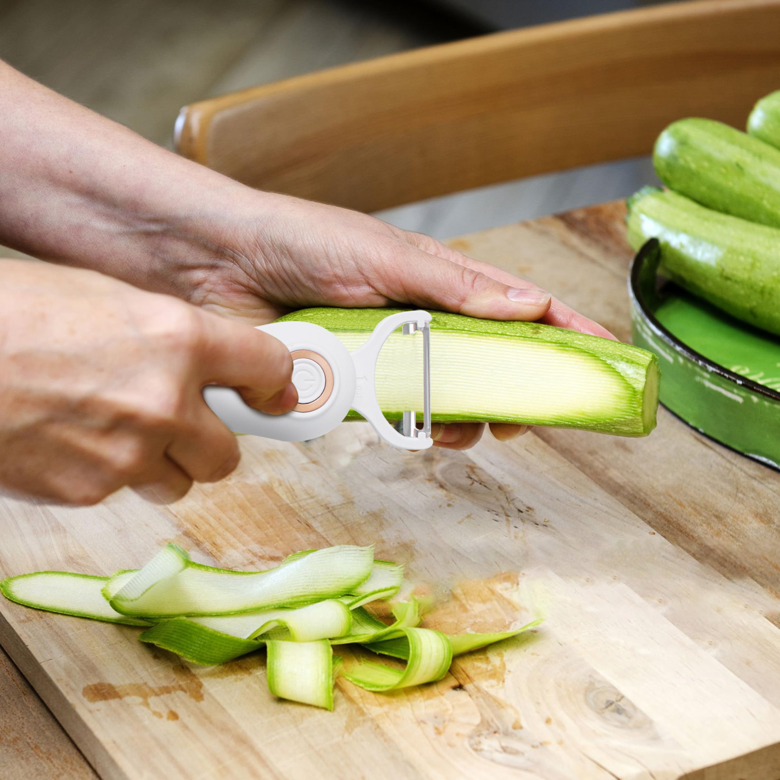 3 Teile/Set Elektrischer Handschäler Julienne Slicer 3-in-1-Set Werkzeug für Obst und Gemüse Apfel Karotte Kartoffel Gurke für Küche Edelstahl
