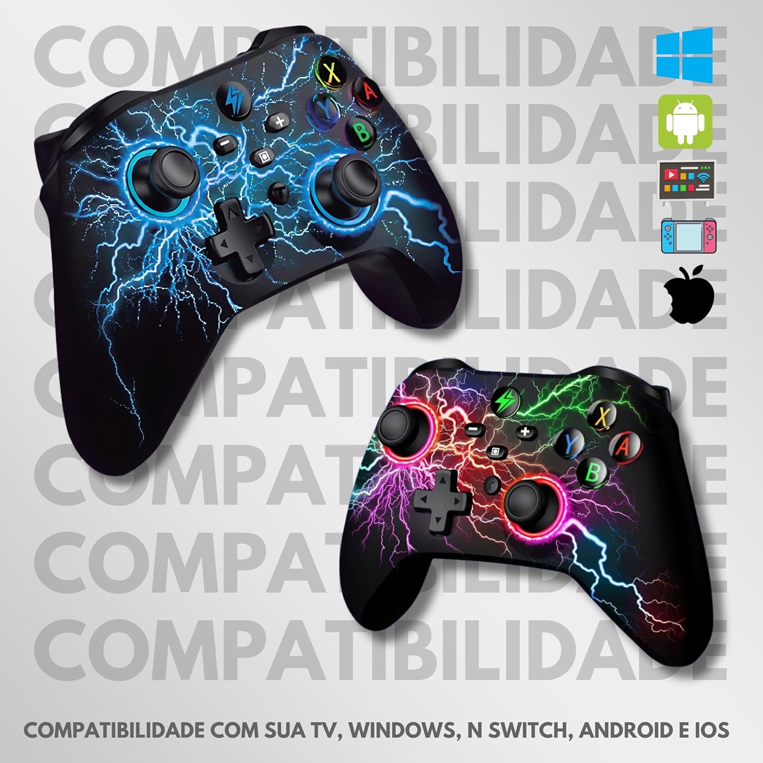 Controle Para TV Samsung CU8000 DU8000 CU7700 DU7700 Q60D Q65D Q70D QN90C QN900 QN800 S90D S95D AU7700 BU7700 BU8000 Qled Gaming Hub Game Pass Geforce Now 3 Em 1 Crystal UHD 4K LG TCL Phillips Android 5 81FptF1lUsL. AC SL1500