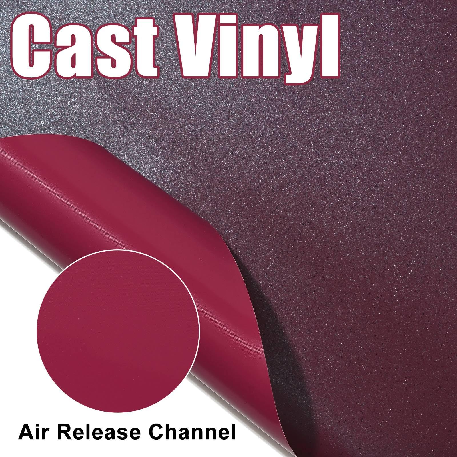 XhuangTech Pellicola autoadesiva in vinile per auto, colore da rosso opaco a blu, pellicola protettiva per vernice fai da te, cambia colore, per auto, moto, bicicletta (152 x 75 cm)
