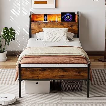 Amazon｜IKIFLY ベッドフレーム セミダブル パイプベッドSD