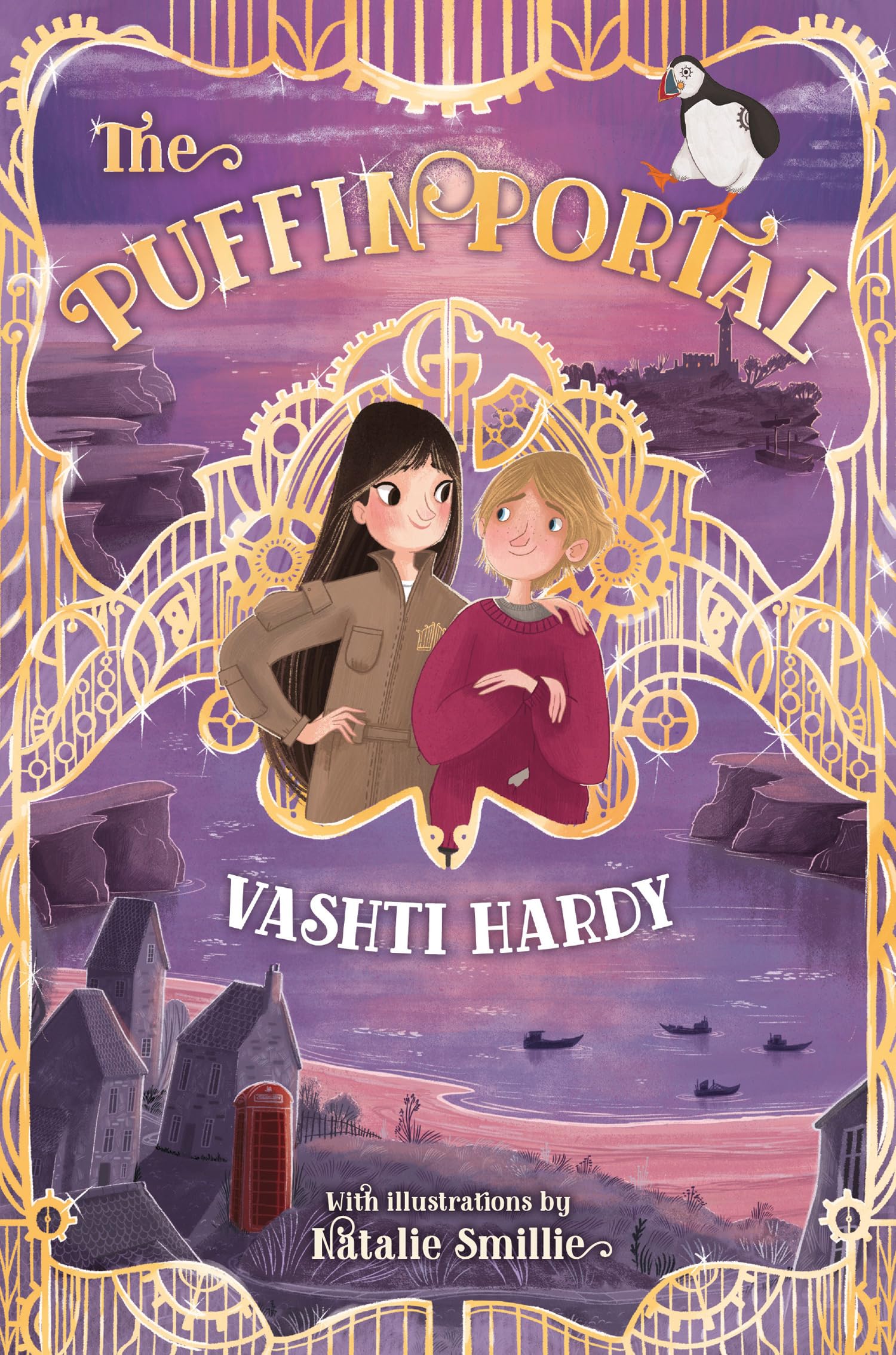 The Puffin Portal (The Griffin Gate): Incredible inventions, mystery and magic from the imagination of Vashti Hardy (Dyslexia-friendly): Book 2