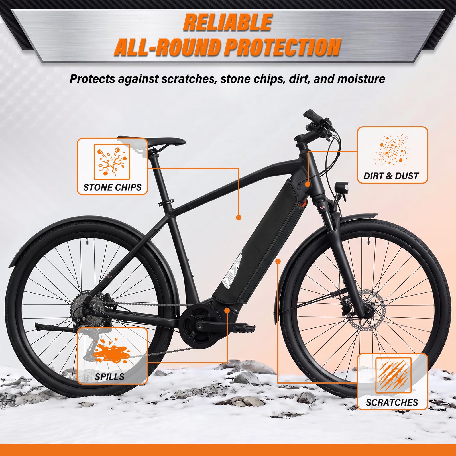 5-teiliges E-Bike Transportschutz Set, wasserabweisende Schutzhüllen