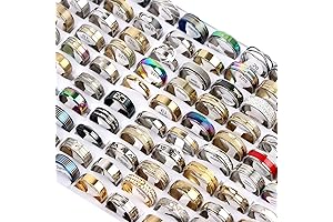 50Pcs/Lot Wholesale Heart Rhinestone Band Rings