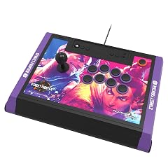 HORI PlayStation 5 Fighting Stick Alpha Street Fighter 6 Edition - Tournament Grade Fightstick for PS5 PS4 PC