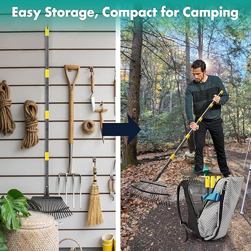 Miniatura 7 de Rastrillo de hoja grande de 5 pies