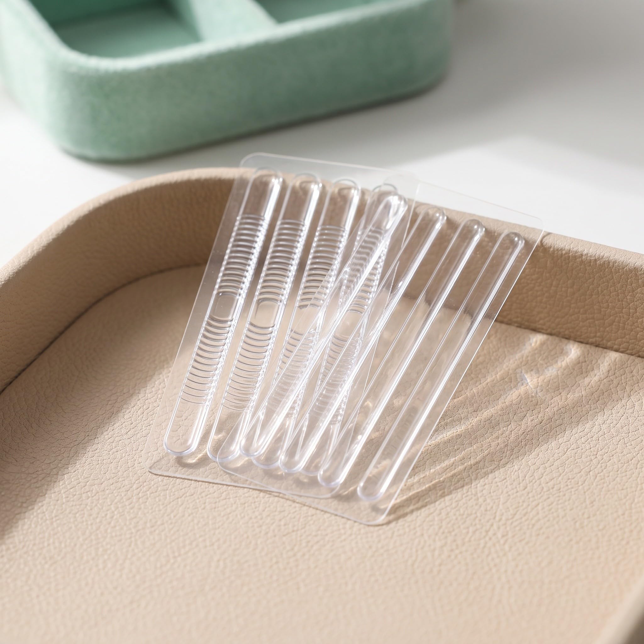 Cabilock 16 Stück Transparente Schuhfersenpolster aus Silikon für Damen