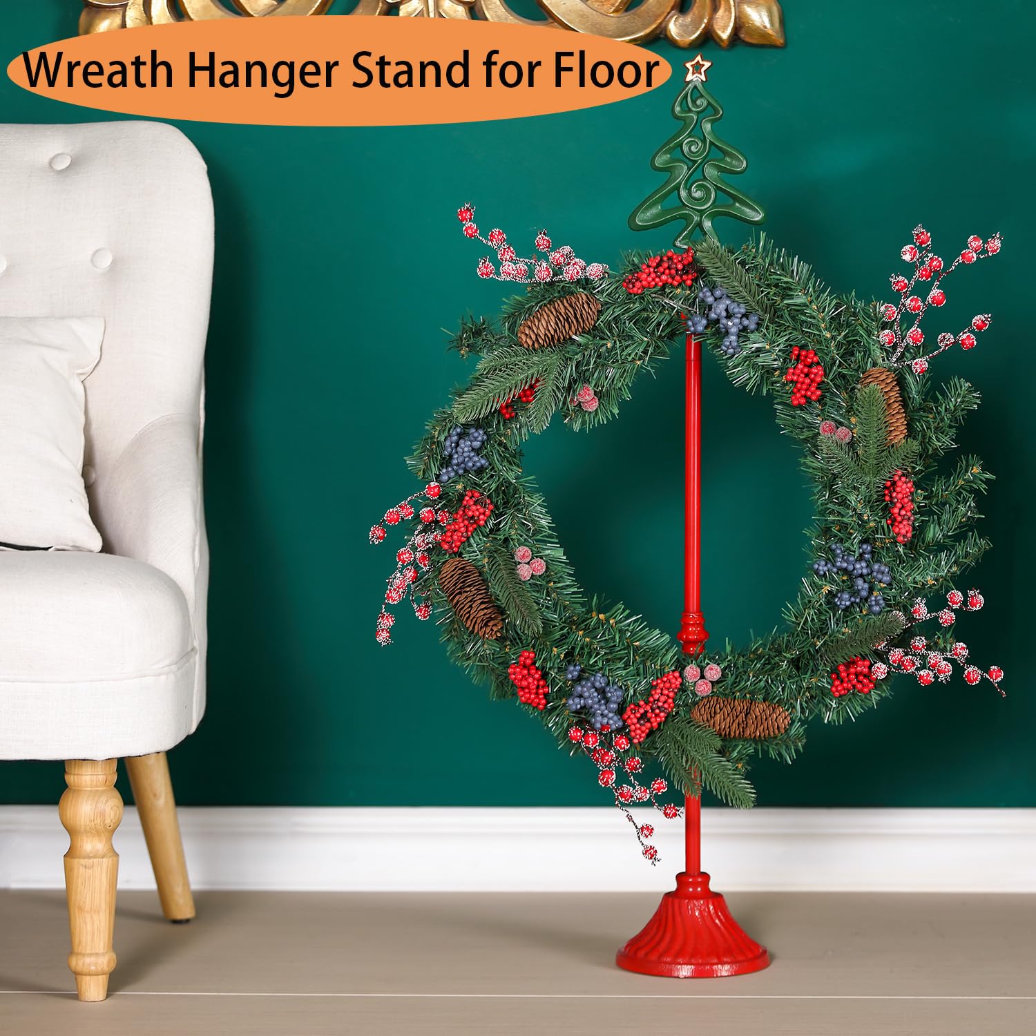 Amazon.co.jp: AINISIS クリスマスツリー スパイラルリーススタンド