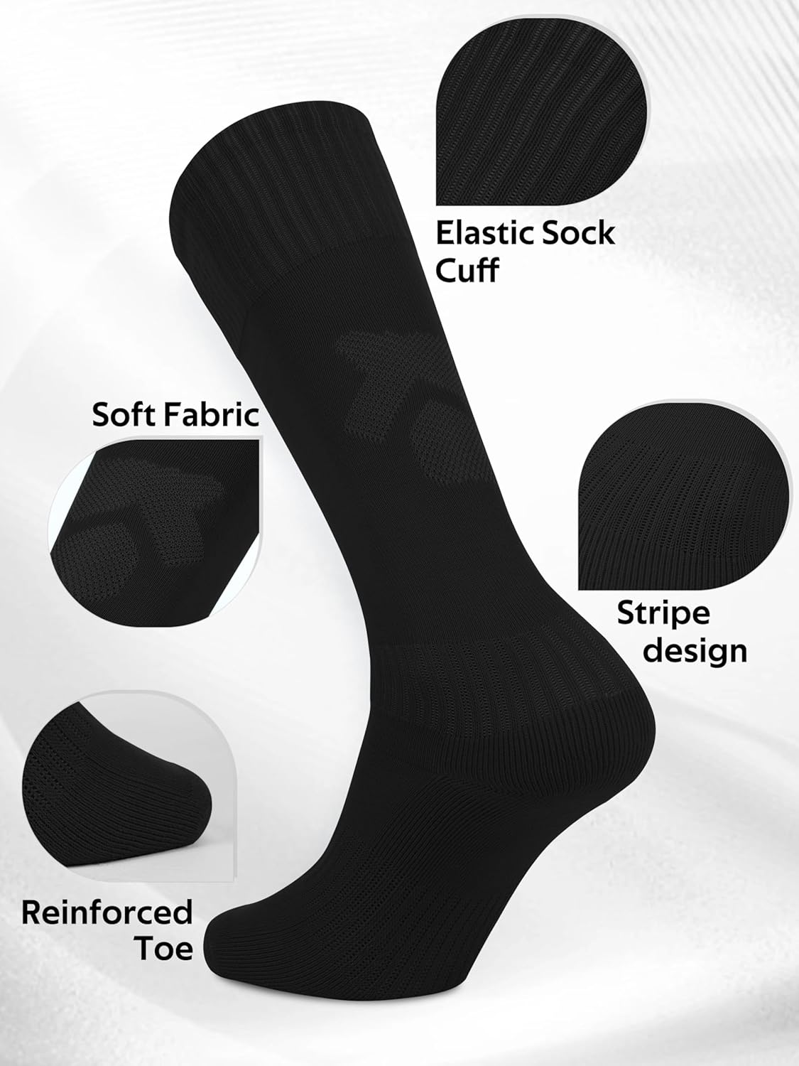 Cooraby Baseball Socks and Belt Combo Youth Boys Adjustable Softball Football Socks and Elastic Baseball Belts for Boys Girls