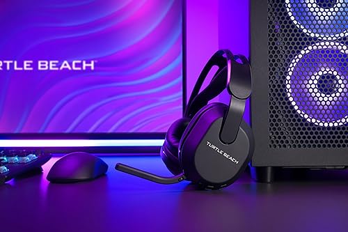 Vista 11 de Turtle Beach Stealth 500 - Auriculares inalámbricos amplificados para juegos para PC, PS5, PS4 y móvil, batería de 40 horas, Bluetooth, cojines