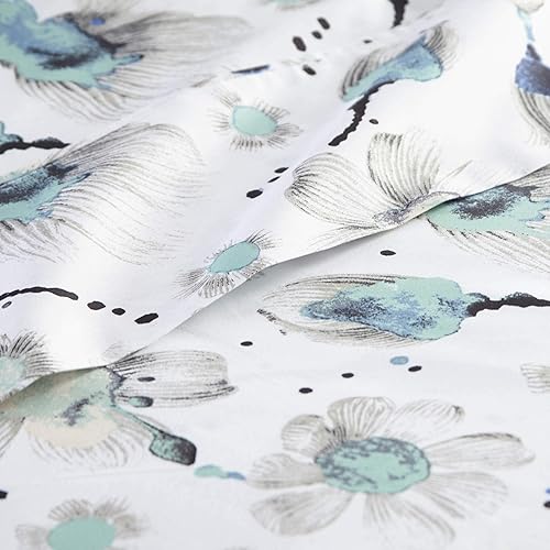 Miniatura 3 de Southshore Fine Living, Inc. 300 hilos, 22 pulgadas, bolsillo extra profundo, grapas largas, una sola capa, satén de algodón preencogido, juego de