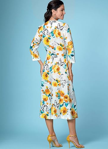 Miniatura 5 de Butterick B6670E5 Easy - Patrones de costura para camisetas, vestidos, pantalones y faldas de mujer (tallas 36 a 50)
