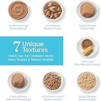 Vista 18 de Solid Gold Alimento húmedo cremoso para gatos; Holistic Delights Leche de atún y coco, bolsa de 24 unidades / 3 onzas