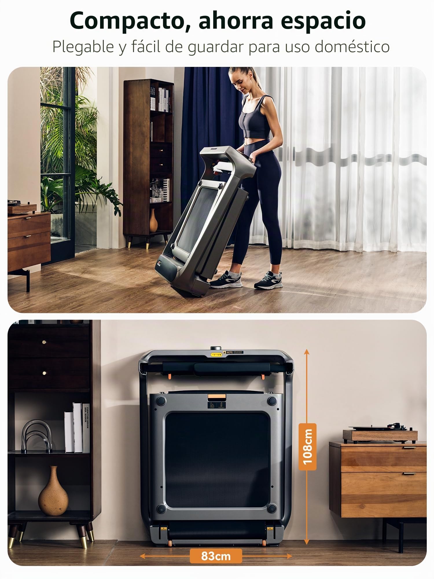 WalkingPad X218 - Cinta de Correr Plegable (1-18 km/h, 51 cm x 140 cm, para el hogar y la Oficina, Cinta de Correr soporta 136 kg, con Pantalla LED