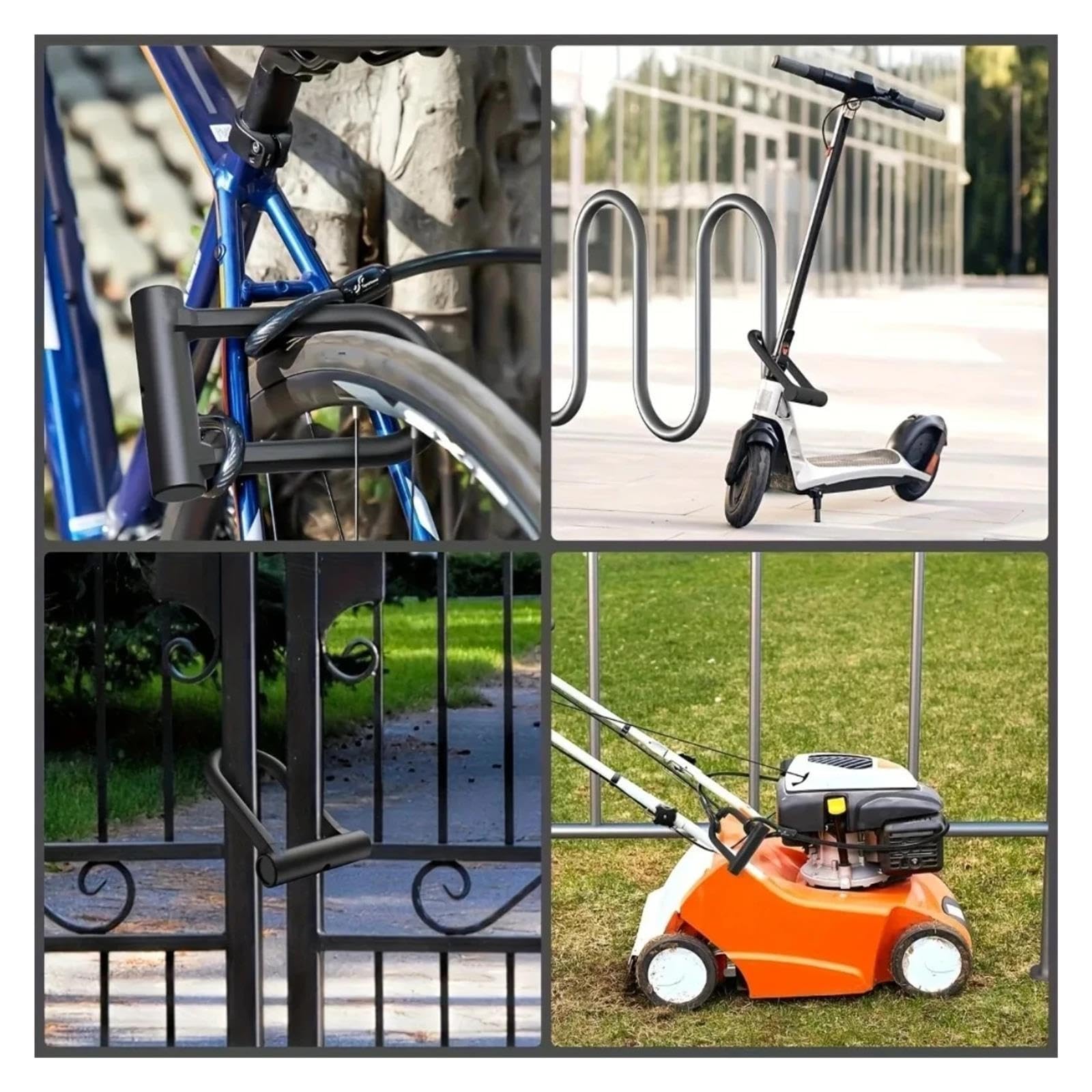 1 ZESTAW Zabezpieczenie przed kradzieżą roweru U-Lock