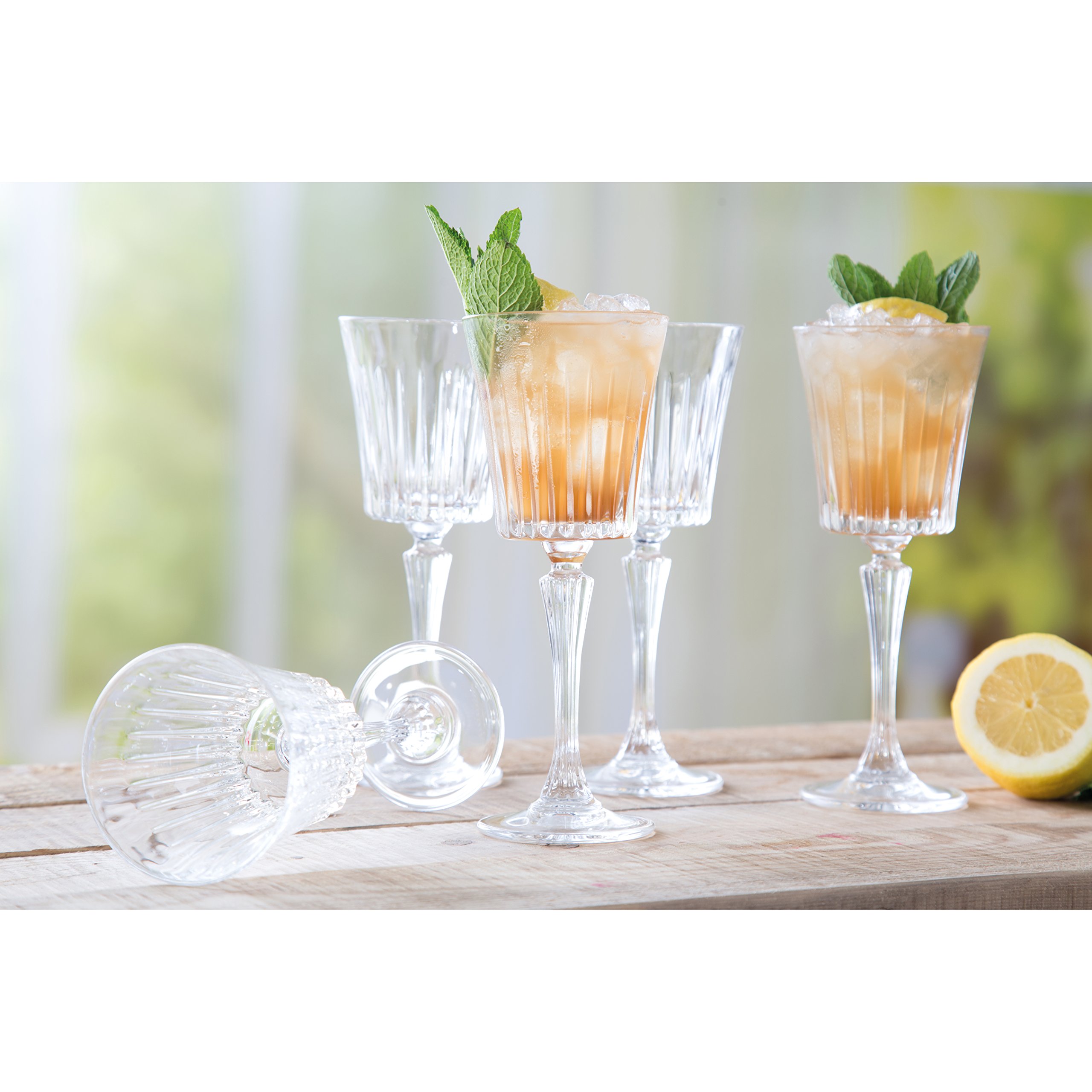 RCR 25880020006 Crystal Glassware Timeless Wine Glasses, Set of 6,Transparent,8.1 x 8.1 x 20 cm